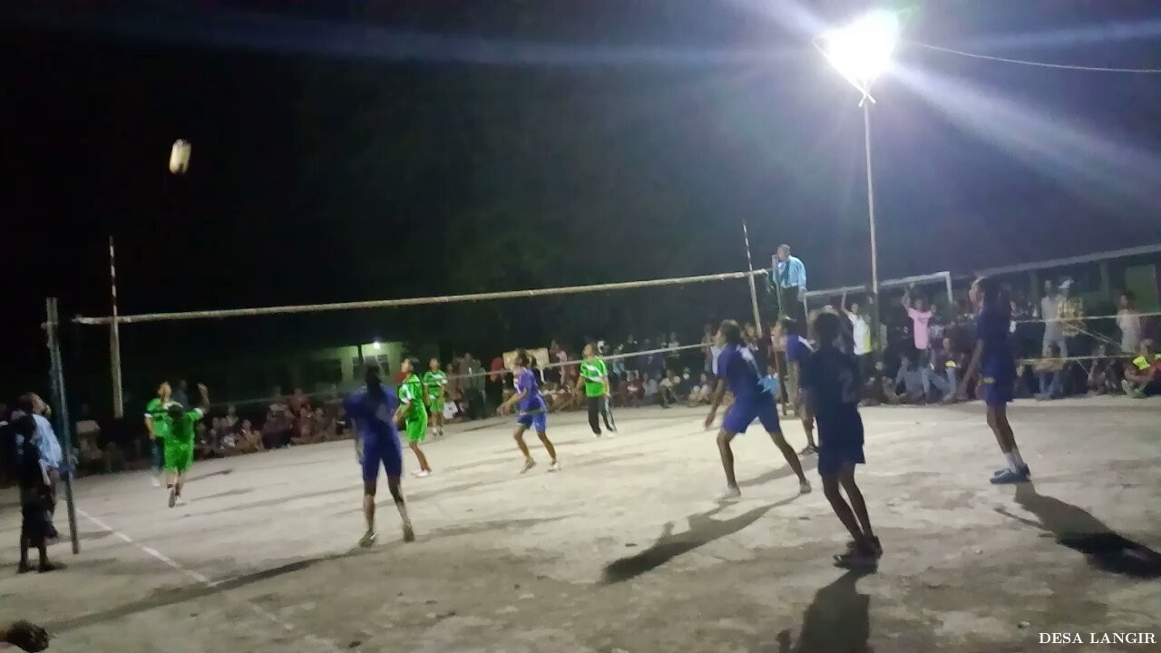 Pertandingan Bola Voli Tkt Kecamatan